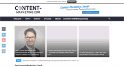 Desktop Screenshot of content-marketing.com
